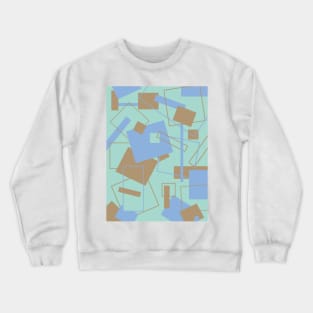 60's Style in Fashion Colors Var 4 Crewneck Sweatshirt